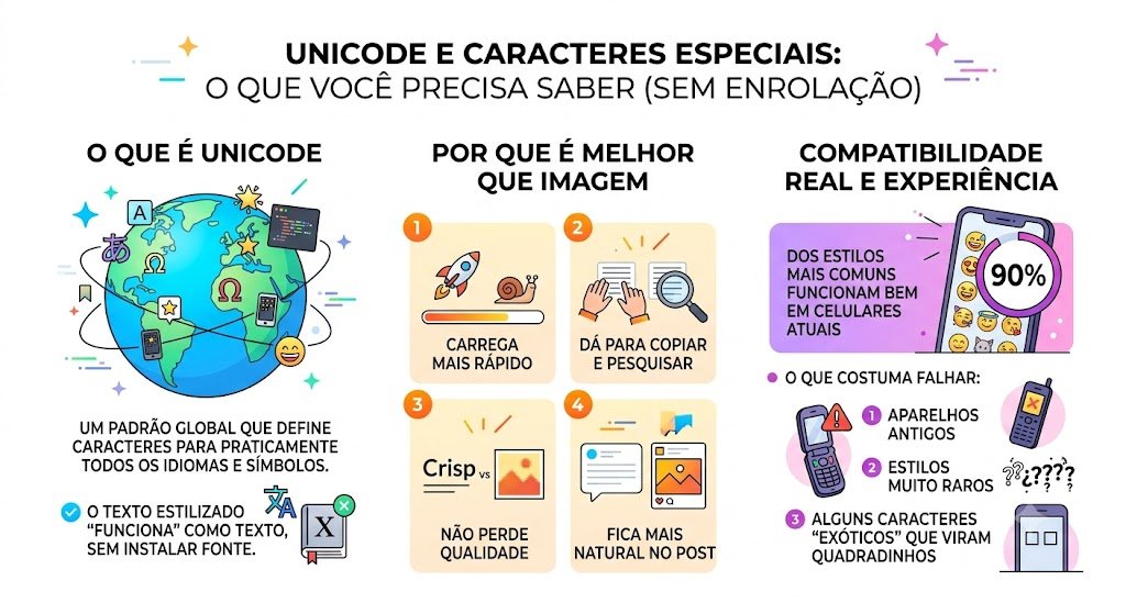 Unicode e caracteres especiais: o que você precisa saber (sem enrolação)