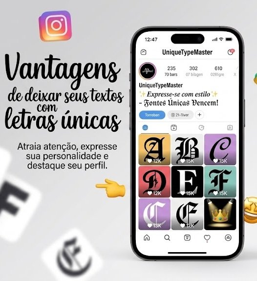 O que é um gerador de letras para Instagram