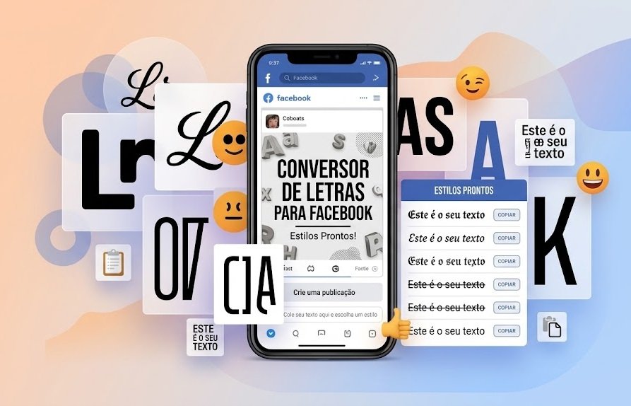 onversor de Letras para Facebook: Copiar e Colar (com estilos prontos)