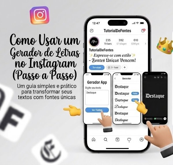 Como usar um gerador de letras no Instagram (passo a passo)